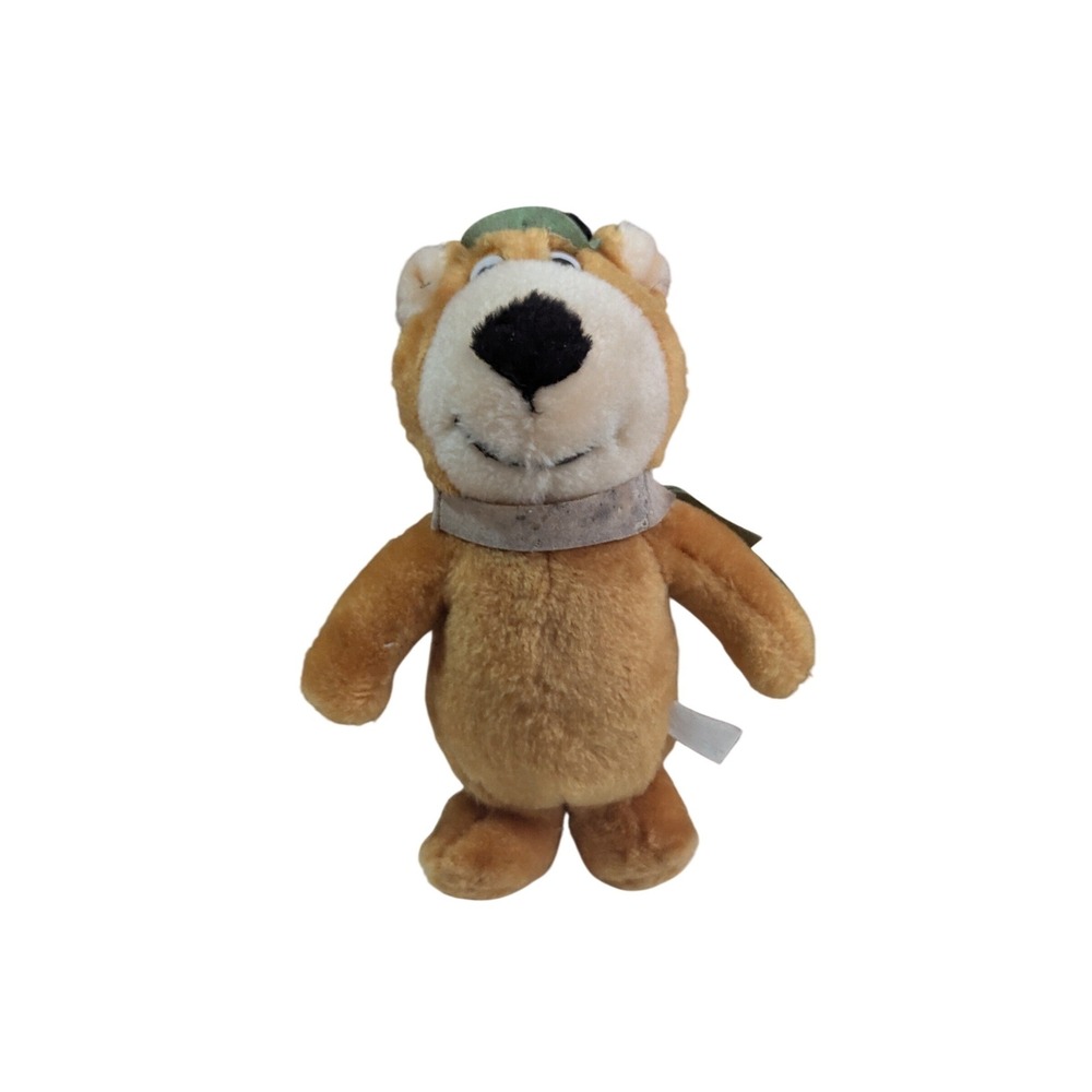 Vintage Yogi Bear Plush Hanna-Barbera Cartoon Character 9 Inch Toy Brown
